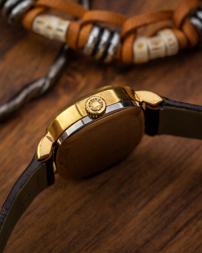 Longines “Ellipse Horizontale” Oval Ladies Gold Ref. 1129 (Cal. L817.4)