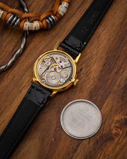 Universal Geneve White Roman dial Gold Ladies Ref. 542609 (Cal. 42)