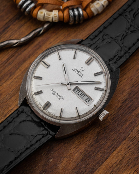 Omega Seamaster Cosmic Automatic Day-Date "Sparkle" dial Ref. 166.036 (Cal. 752)