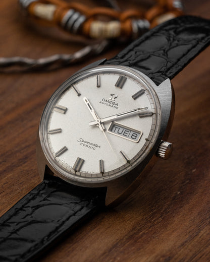 Omega Seamaster Cosmic Automatic Day-Date "Sparkle" dial Ref. 166.036 (Cal. 752)