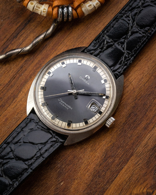 Omega Seamaster Cosmic Date Grey dial Ref. 136.017 (Cal. 613)
