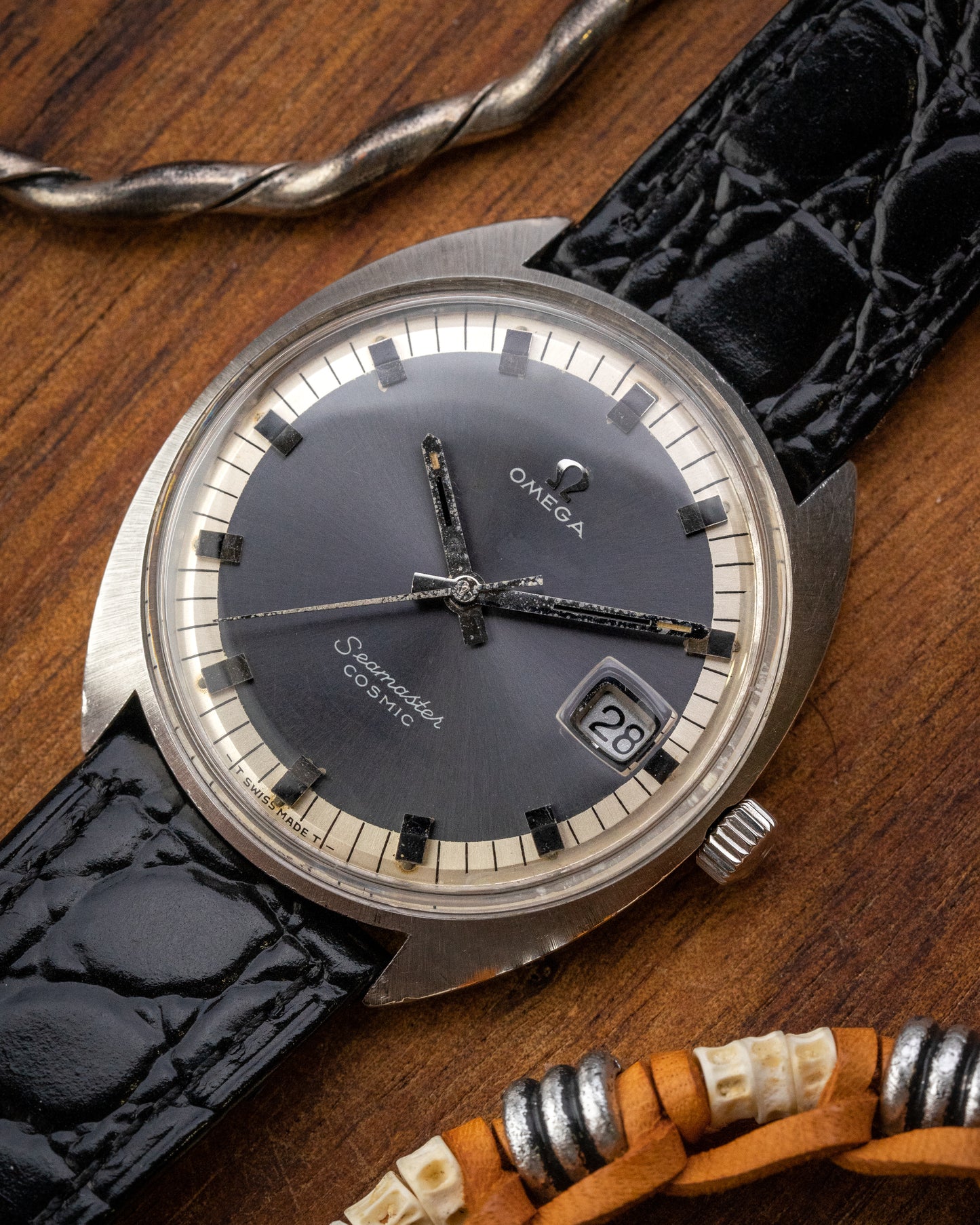 Omega Seamaster Cosmic Date Grey dial Ref. 136.017 (Cal. 613)