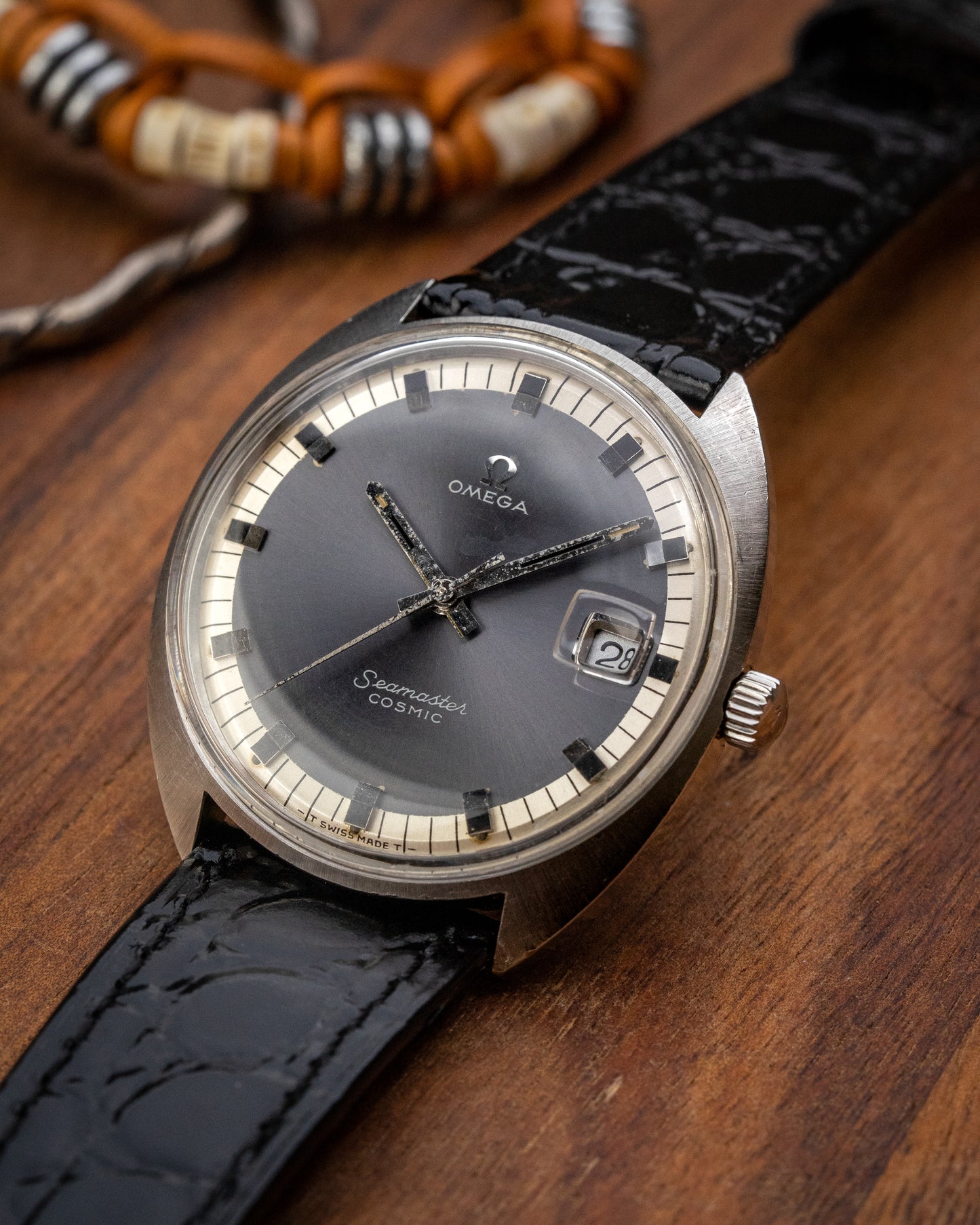 Omega Seamaster Cosmic Date Grey dial Ref. 136.017 (Cal. 613)