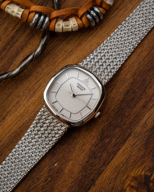 Credor Seiko Frosty dial Ladies Ref. 4J81-5040