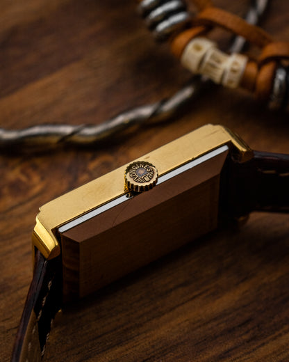 Longines Rectangular "Bullion" Gold Ref. 805-50612 (Cal. 5602)