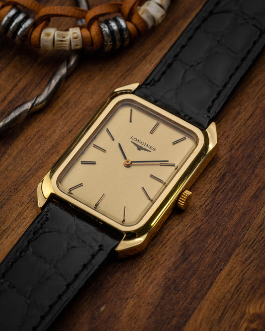 Longines Tank Rectangular Gold Ref. 1174 (Cal. 528)