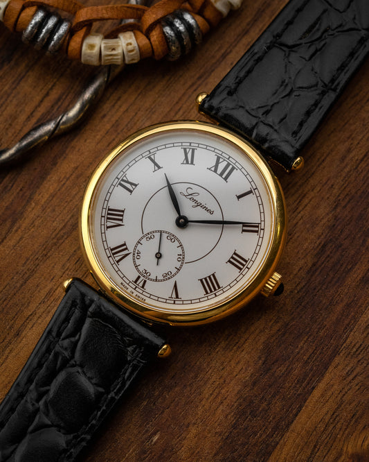 Longines Classique "Vendome" Roman dial Gold Ref. 3207 (Cal. 846.4)