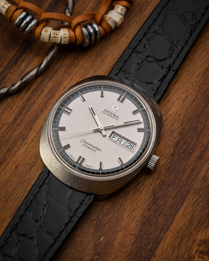 Omega Seamaster Cosmic "Helmet" Automatic Day-Date Ref. 166.035 (Cal. 752)
