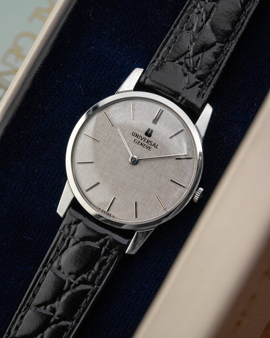 Universal Geneve "Ultra-Thin" Linen dial Ref. 842101 (Cal. 1-42)