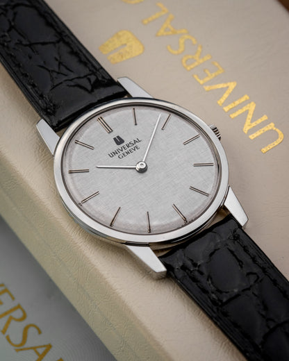 Universal Geneve "Ultra-Thin" Linen dial Ref. 842101 (Cal. 1-42)