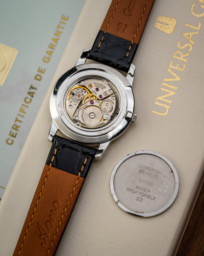 Universal Geneve "Ultra-Thin" Linen dial Ref. 842101 (Cal. 1-42)