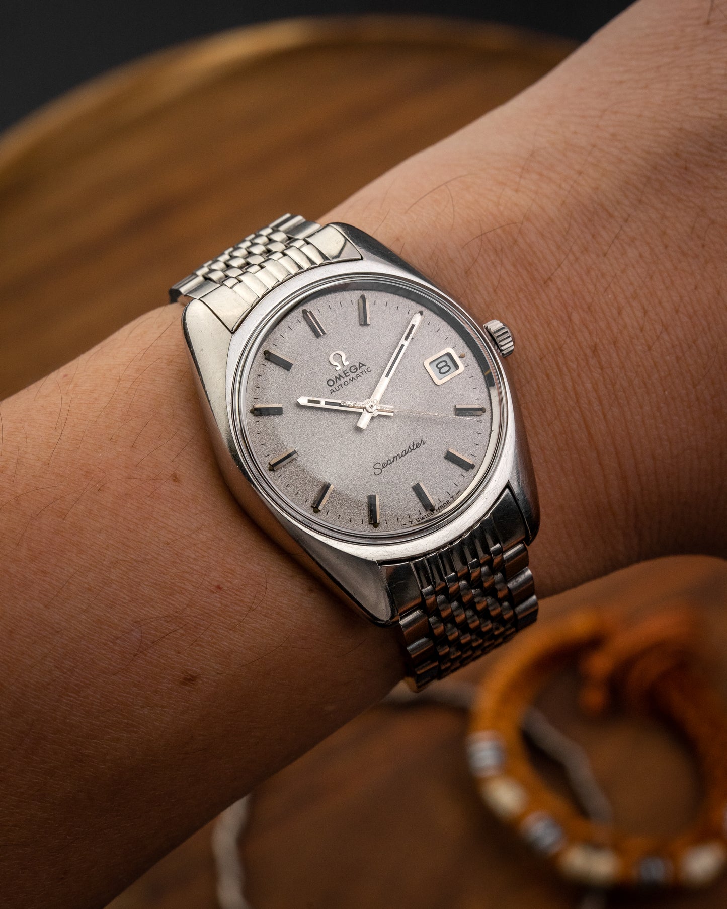 Omega Seamaster Automatic Date "Sparkle" dial Ref. 166.067 (Cal. 565)