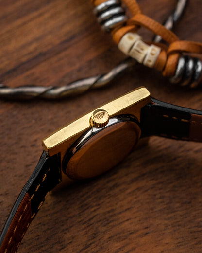 Longines Flagship "Tank Normale" Oval Roman dial Gold Ref. 4000-1 (Cal. 5601)