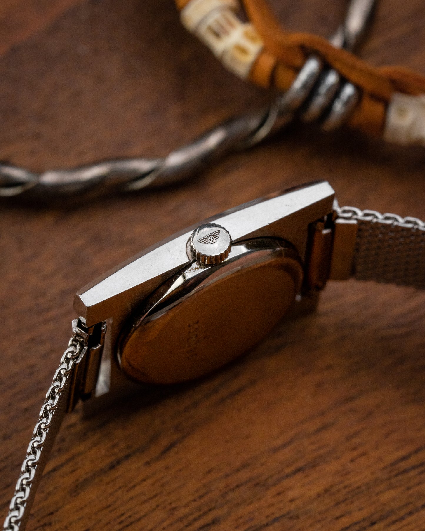 Longines Flagship "Tank Normale" Oval Blue Roman dial Ref. 8638-2 (Cal. 410)