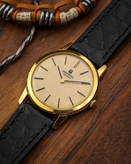 Universal Geneve Birch dial Gold Ref. 542136 (Cal. 1-42)