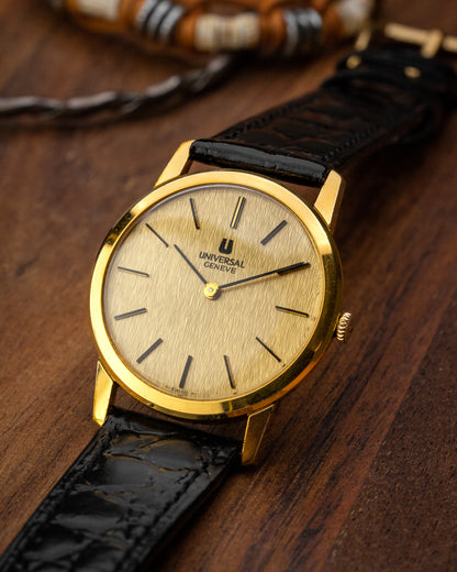 Universal Geneve Birch dial Gold Ref. 542136 (Cal. 1-42)