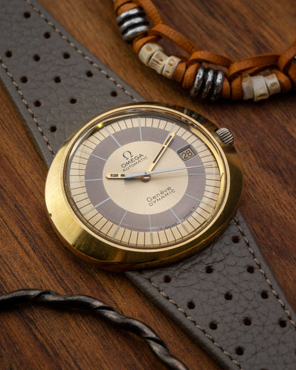 Omega Geneve Dynamic “UFO” Automatic Date Gold Capped Ref. 166.039 (Cal. 565)