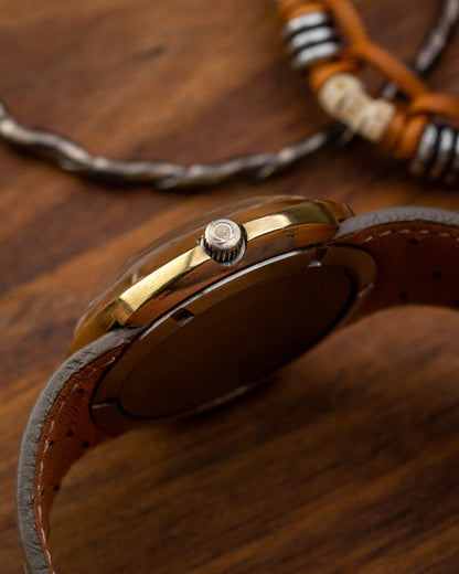 Omega Geneve Dynamic “UFO” Automatic Date Gold Capped Ref. 166.039 (Cal. 565)