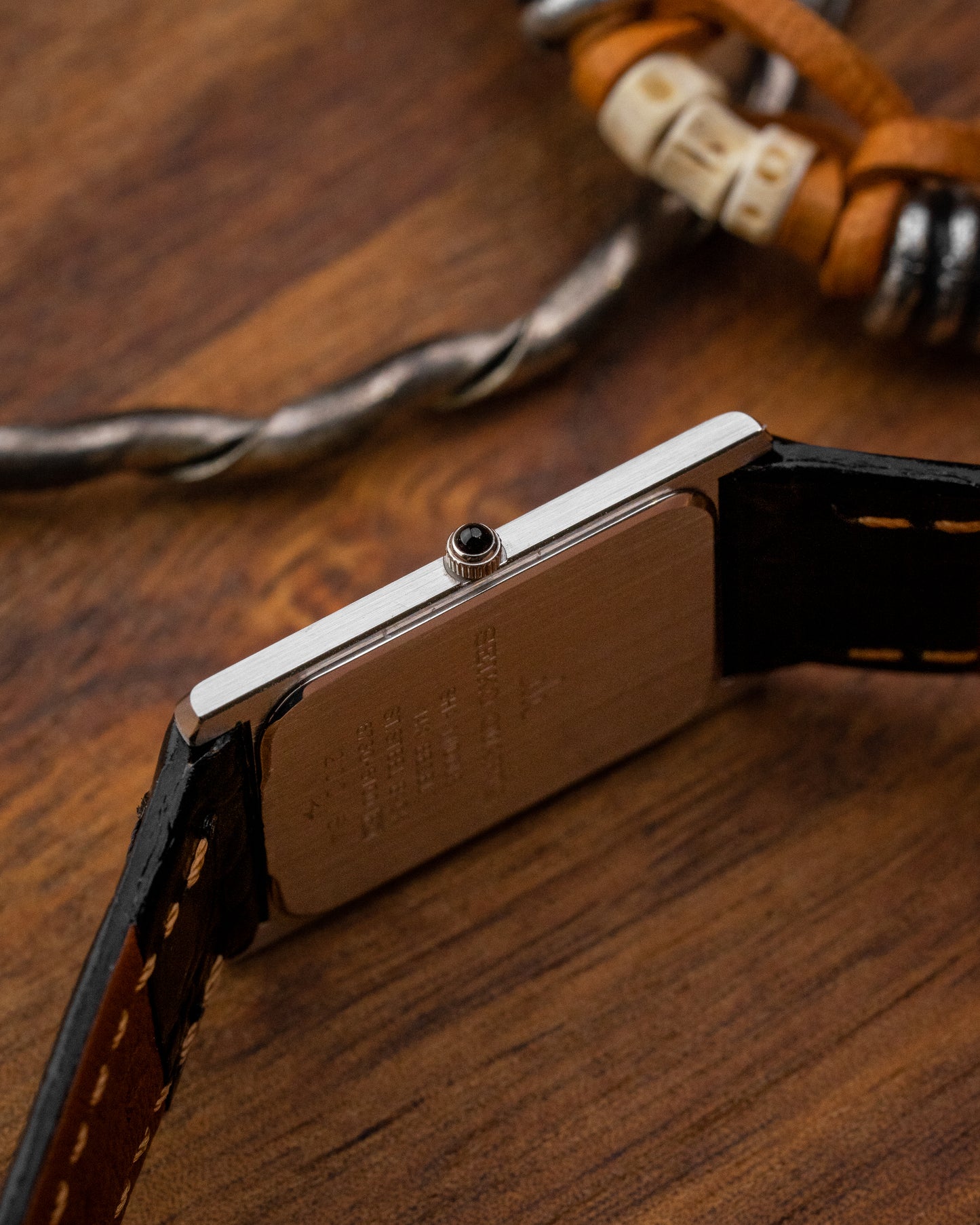 Credor Seiko "Tank" 14KT Gold Bezel Ladies 6730-5100