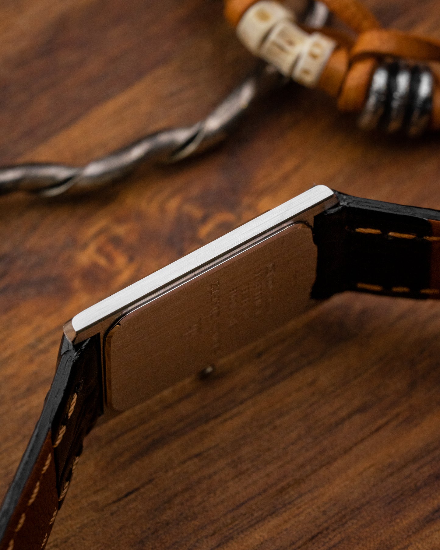 Credor Seiko "Tank" 14KT Gold Bezel Ladies 6730-5100