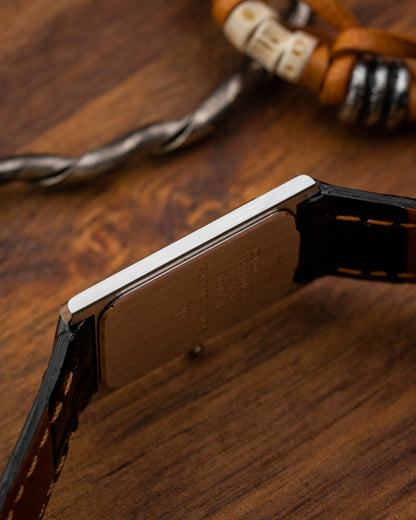 Credor Seiko "Tank" 14KT Gold Bezel Ladies 6730-5100