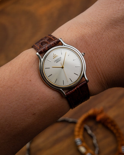 Credor Seiko "Super-Slim" Two Tone 8J81-6A30