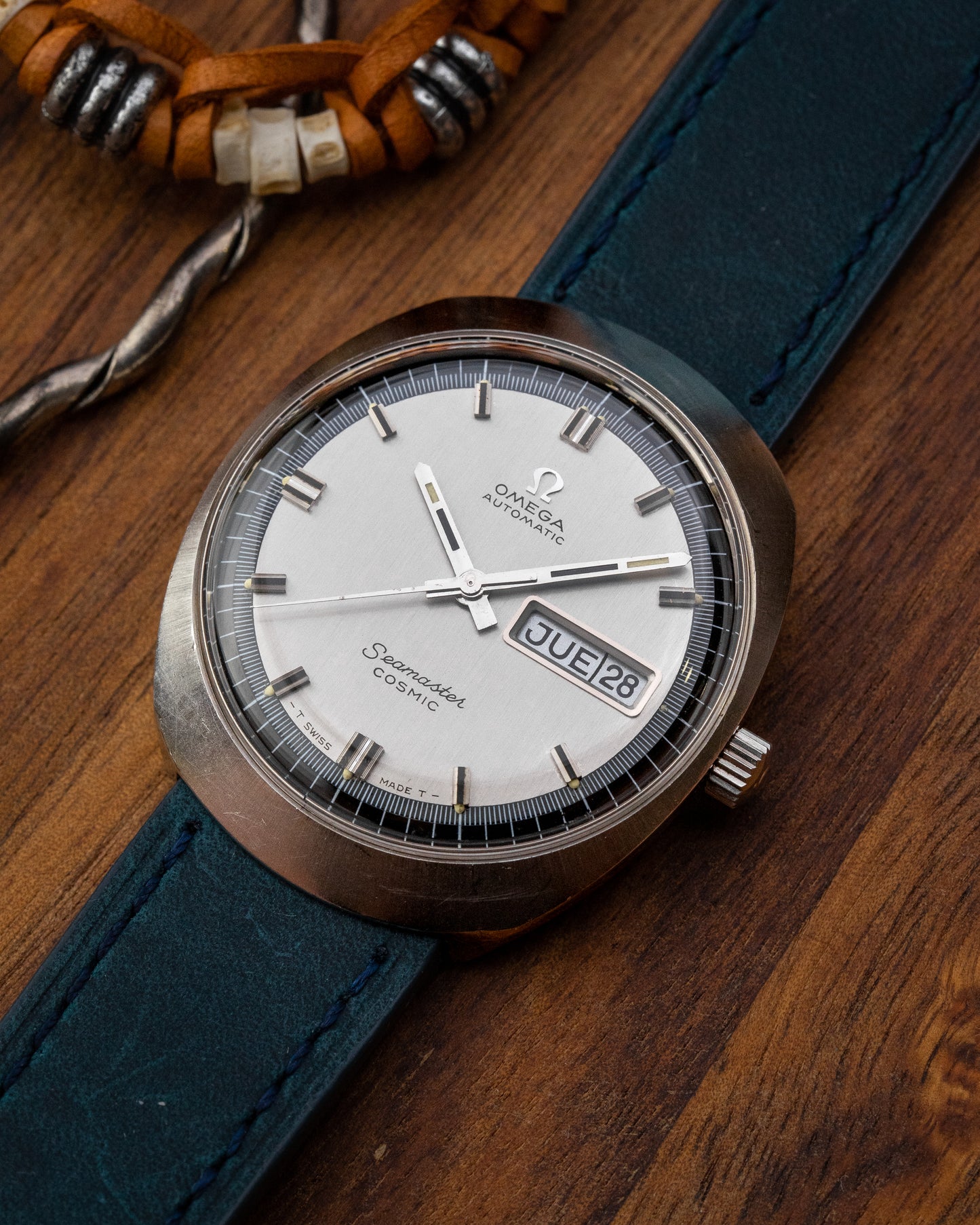 Omega Seamaster Cosmic "Helmet" Automatic Day-Date Ref. 166.035 (Cal. 752)