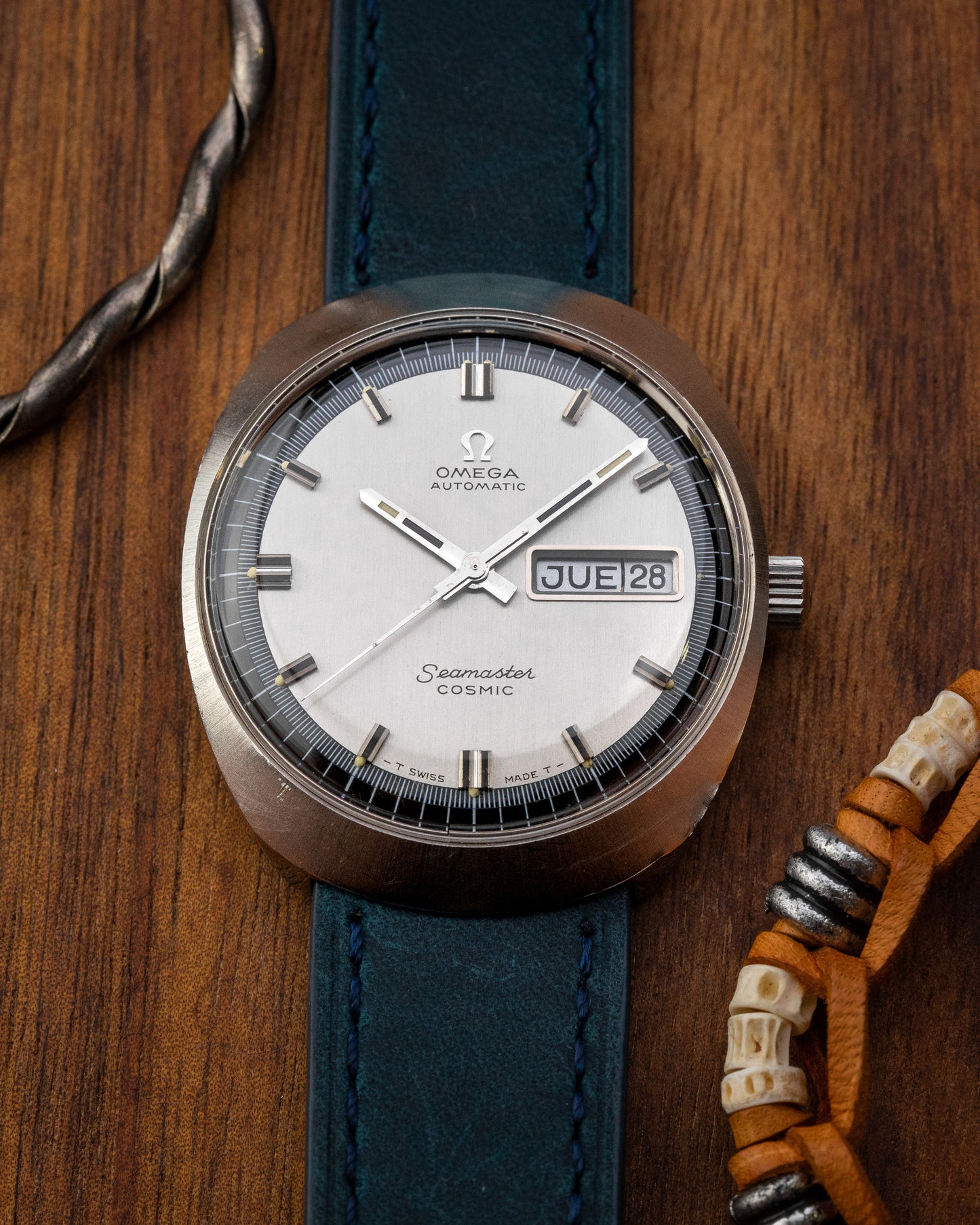 Omega Seamaster Cosmic "Helmet" Automatic Day-Date Ref. 166.035 (Cal. 752)