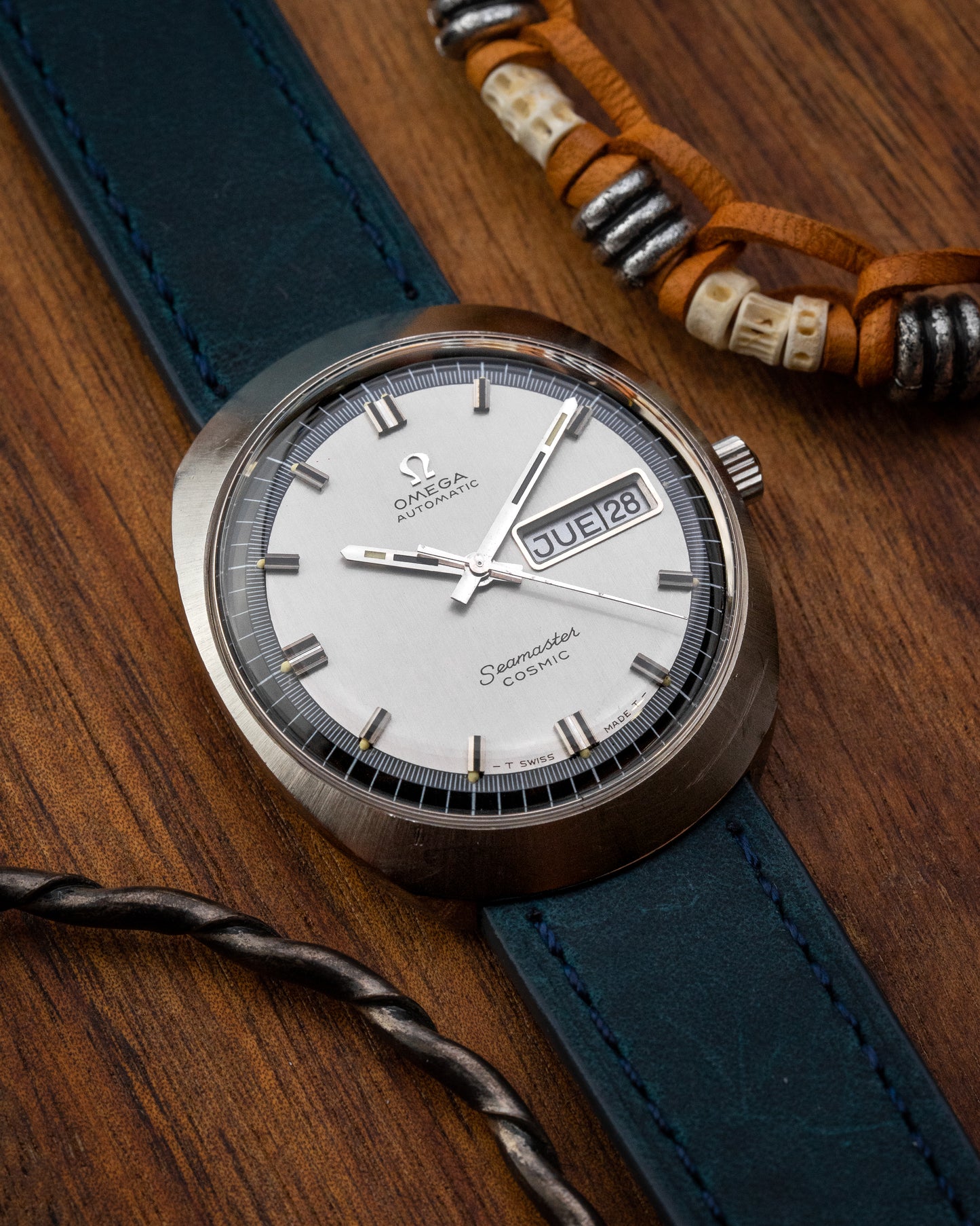 Omega Seamaster Cosmic "Helmet" Automatic Day-Date Ref. 166.035 (Cal. 752)