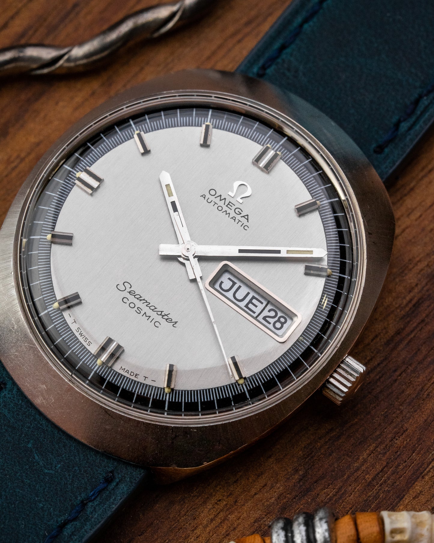 Omega Seamaster Cosmic "Helmet" Automatic Day-Date Ref. 166.035 (Cal. 752)