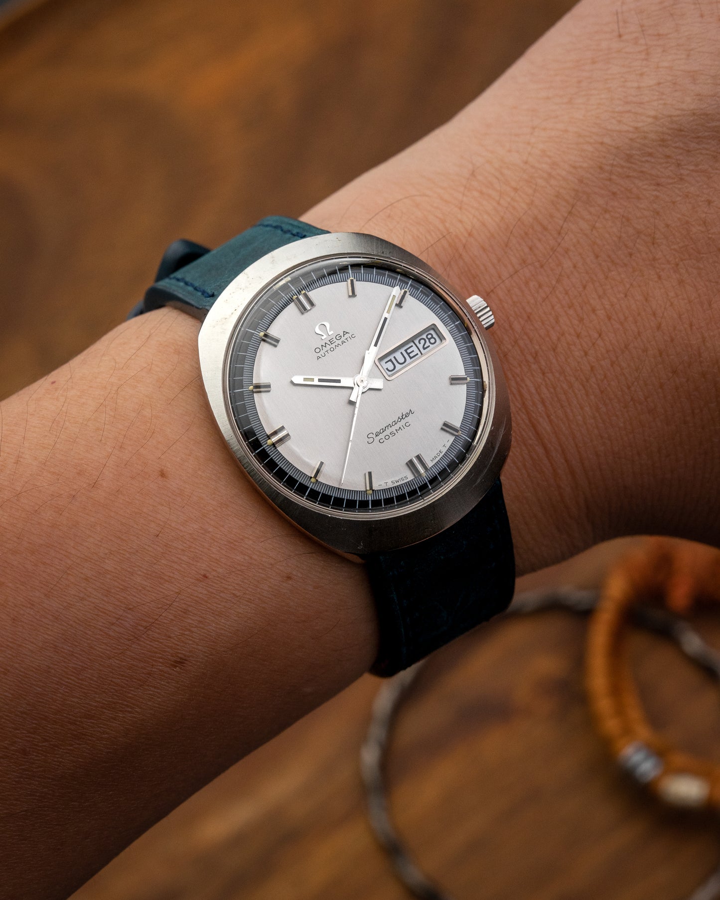 Omega Seamaster Cosmic "Helmet" Automatic Day-Date Ref. 166.035 (Cal. 752)