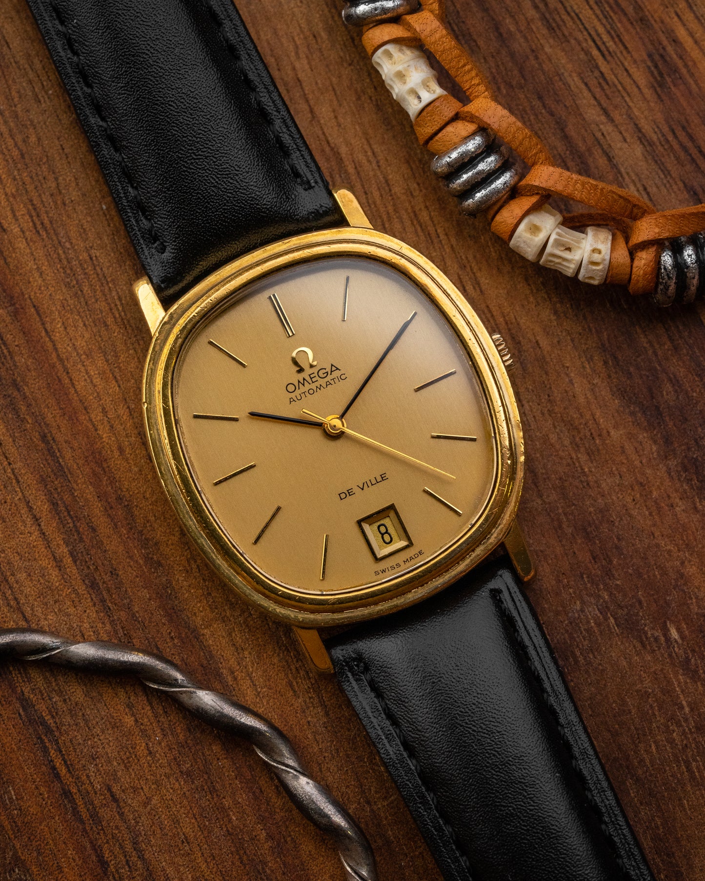 Omega De Ville “Ellipse” Automatic Date Gold Ref. 162.0063 (Cal. 1012)