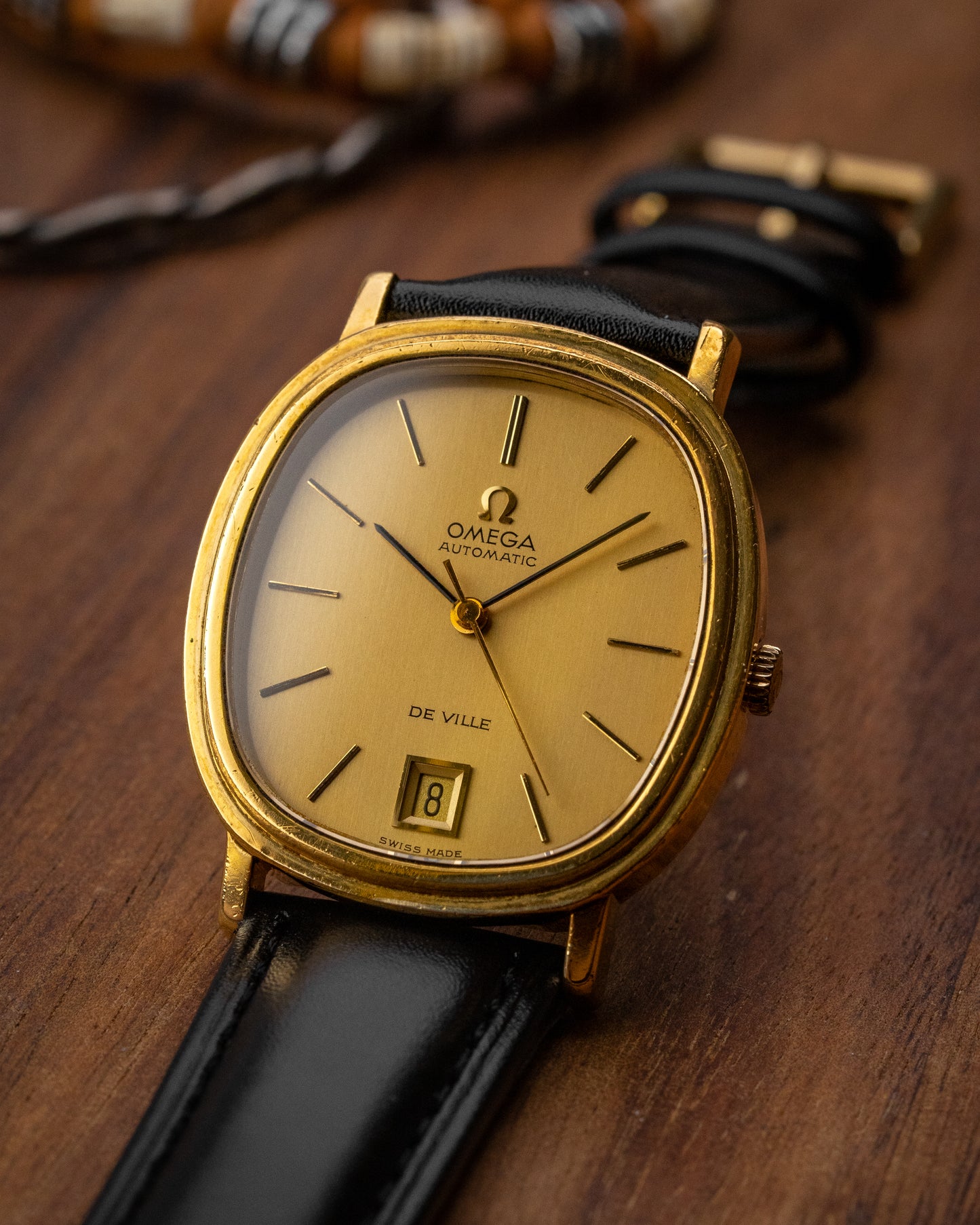 Omega De Ville “Ellipse” Automatic Date Gold Ref. 162.0063 (Cal. 1012)