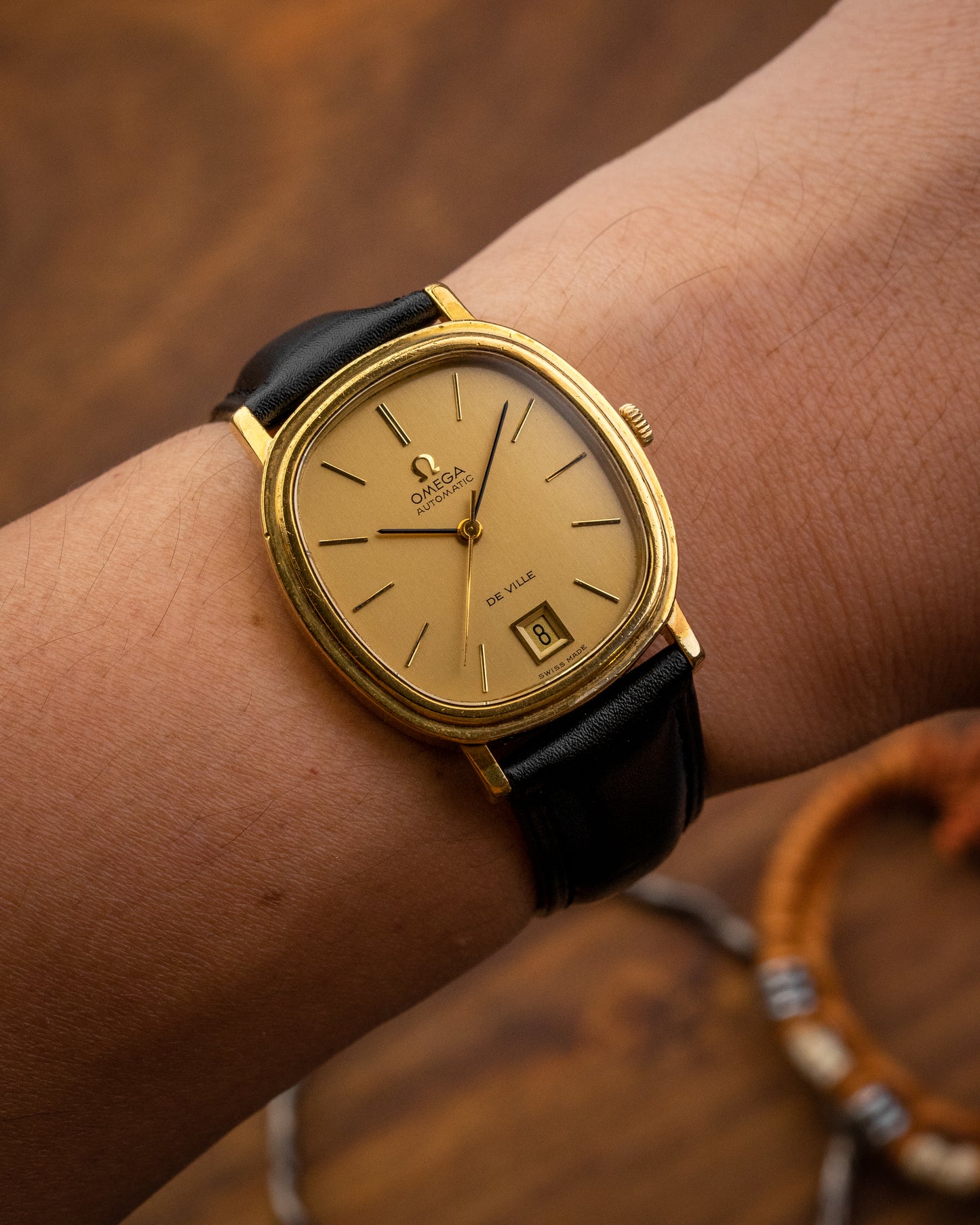 Omega De Ville “Ellipse” Automatic Date Gold Ref. 162.0063 (Cal. 1012)