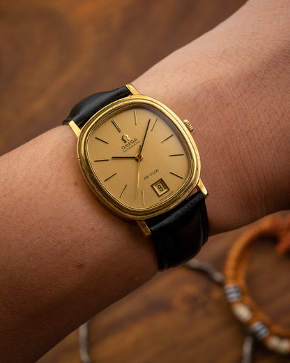 Omega De Ville “Ellipse” Automatic Date Gold Ref. 162.0063 (Cal. 1012)