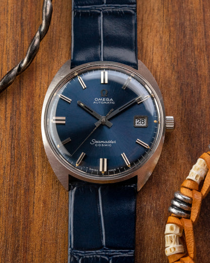 Omega Seamaster Cosmic Automatic Date Blue dial Ref. 166.026 (Cal. 565)
