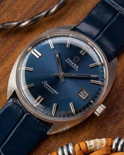 Omega Seamaster Cosmic Automatic Date Blue dial Ref. 166.026 (Cal. 565)