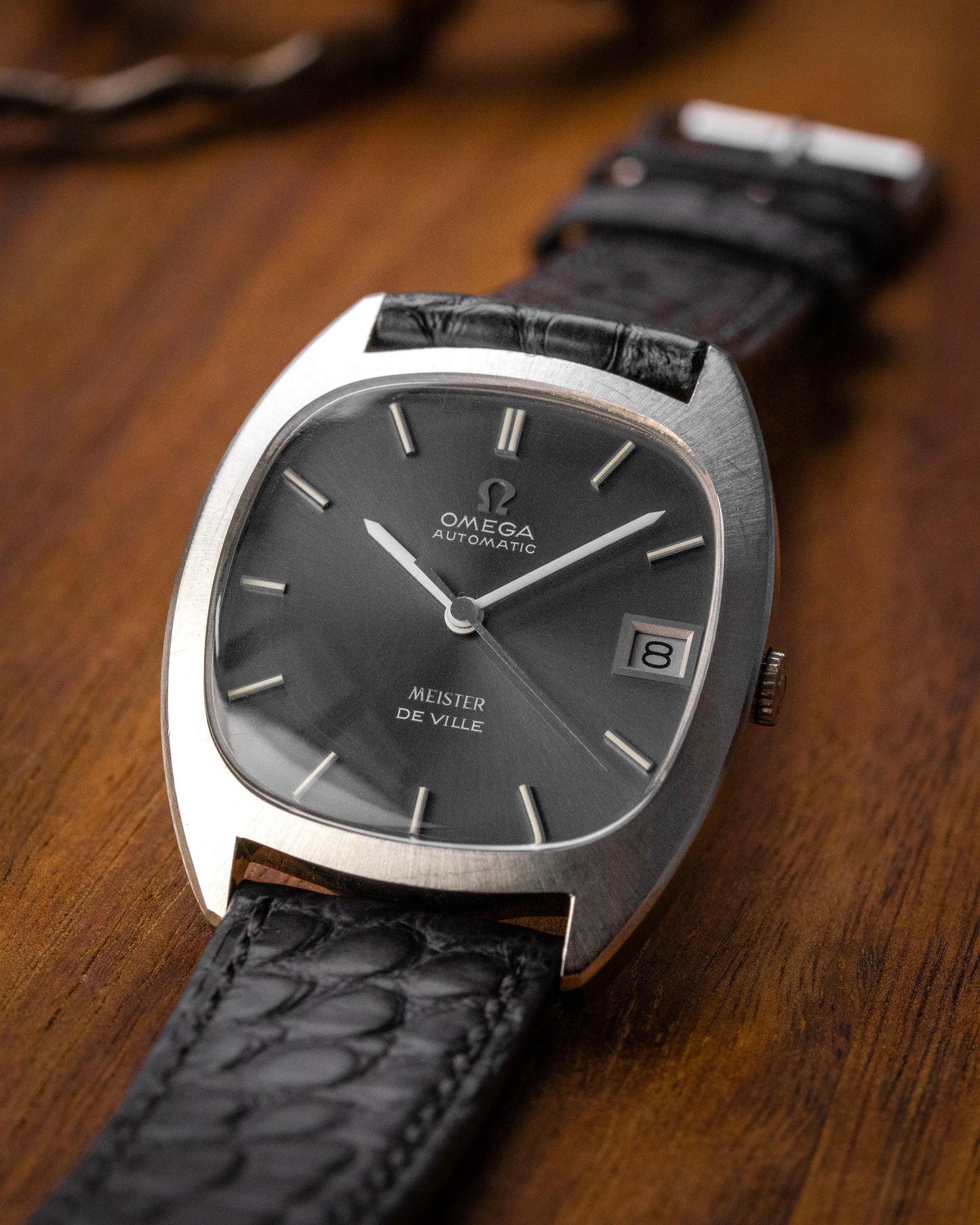 Omega De Ville “Meister” Automatic Date Grey dial Ref. 162.045 (Cal. 1002)