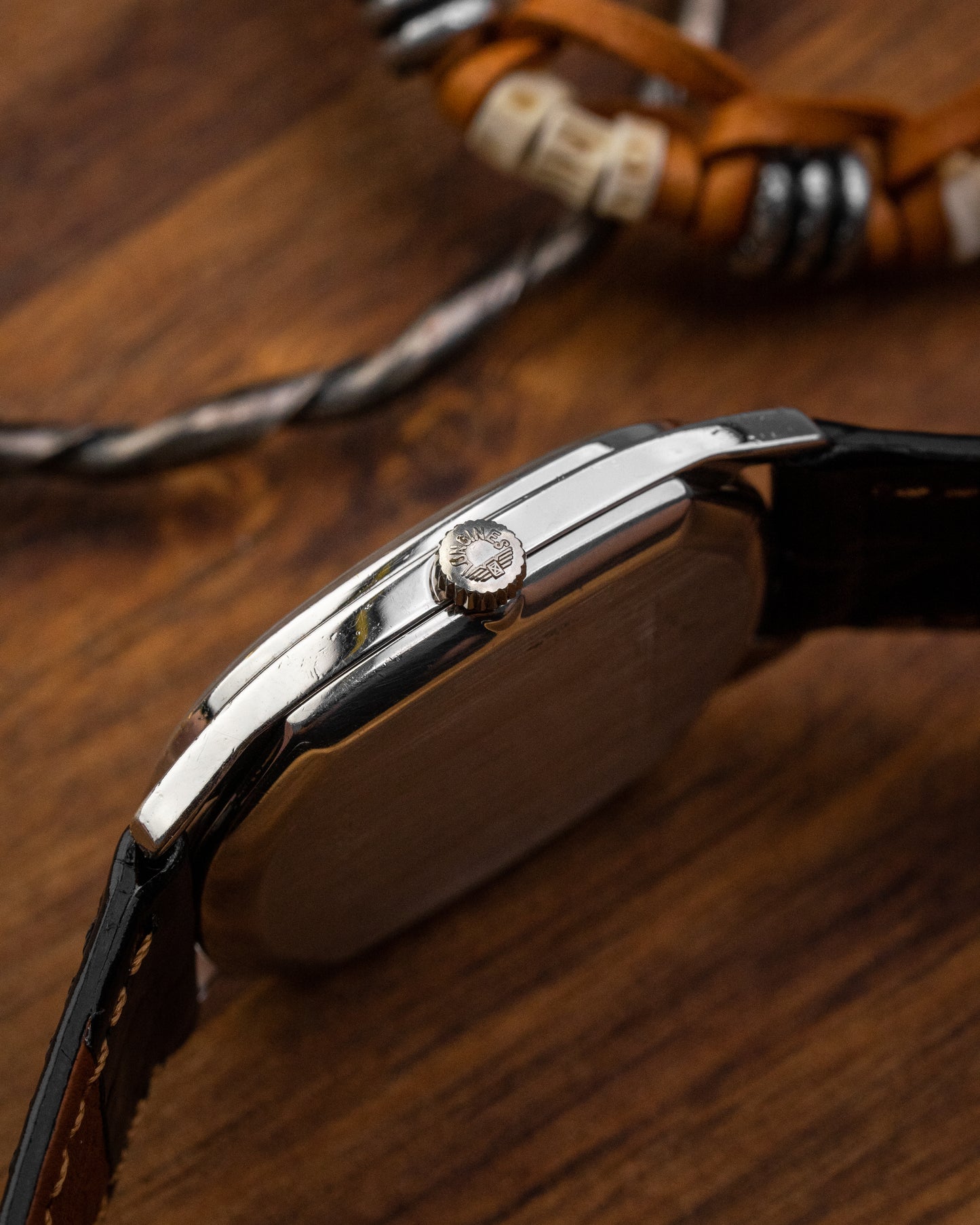 Longines Ellipse "Diamond Pip" Black dial Ref. 1093 (Cal. L847.4)