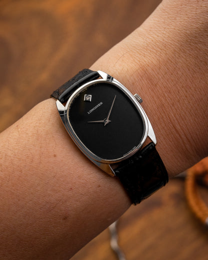 Longines Ellipse "Diamond Pip" Black dial Ref. 1093 (Cal. L847.4)