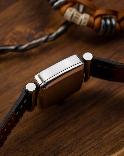 Corum Rectangular Cushion Grey Monogram dial Ladies Ref. 15321