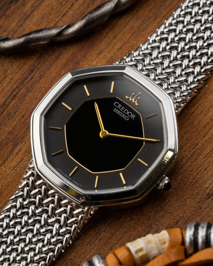 Credor Seiko Octagonal "Onyx" Ref. 8420-5660