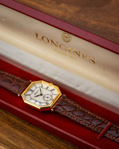 Longines Octagonal 'Mother-of-Pearl' dial Gold Ref. 3209 (Cal. 846.4)
