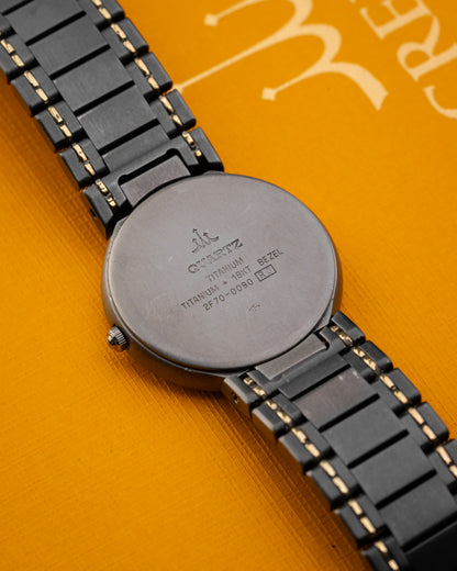 Credor Seiko Grey "Titanium + 18KT Bezel" Ref. 2F70-0090 (Full Set)