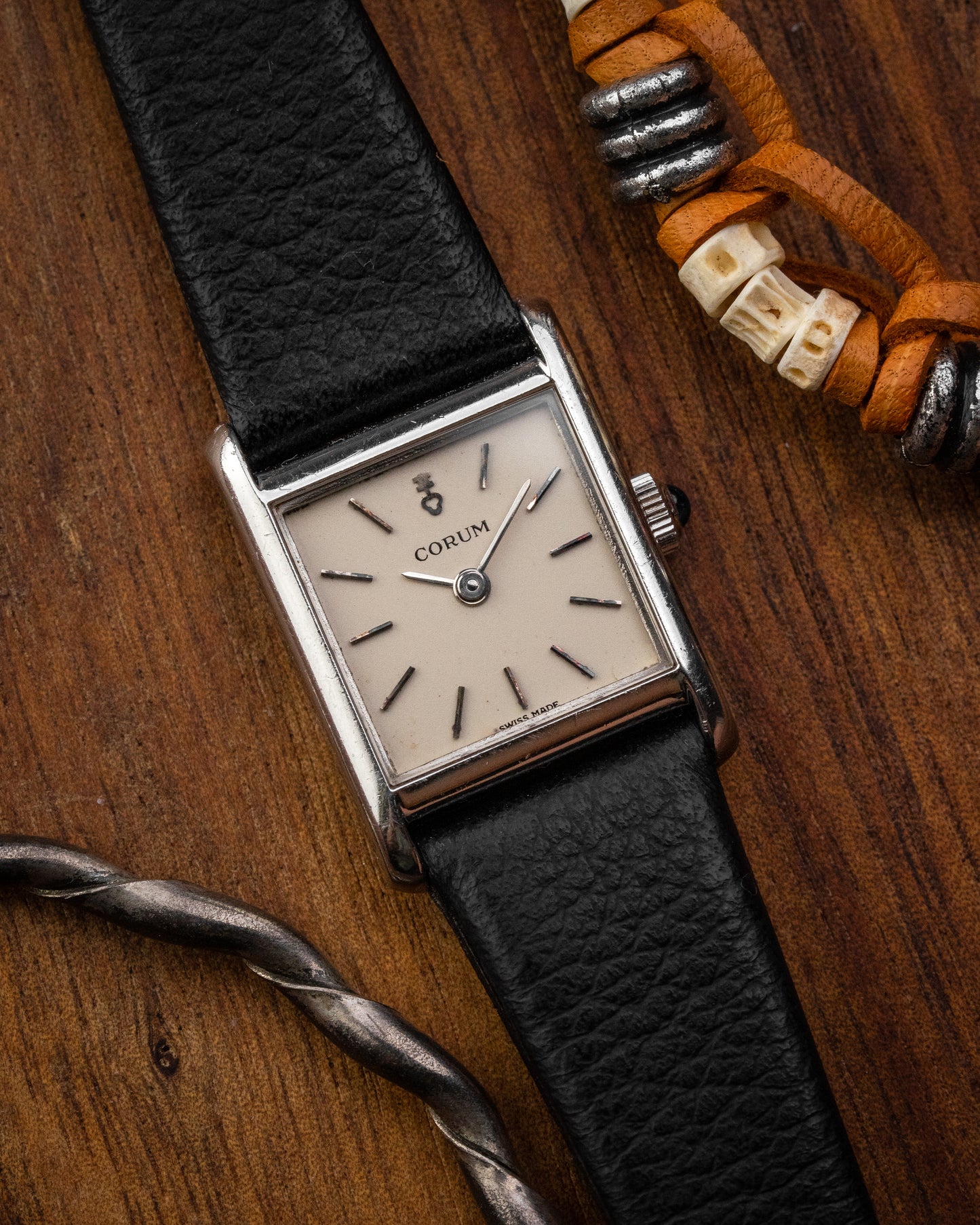 Corum "Tank" Cream White dial Ladies Ref. 15158 (Cal. ETA 2412)