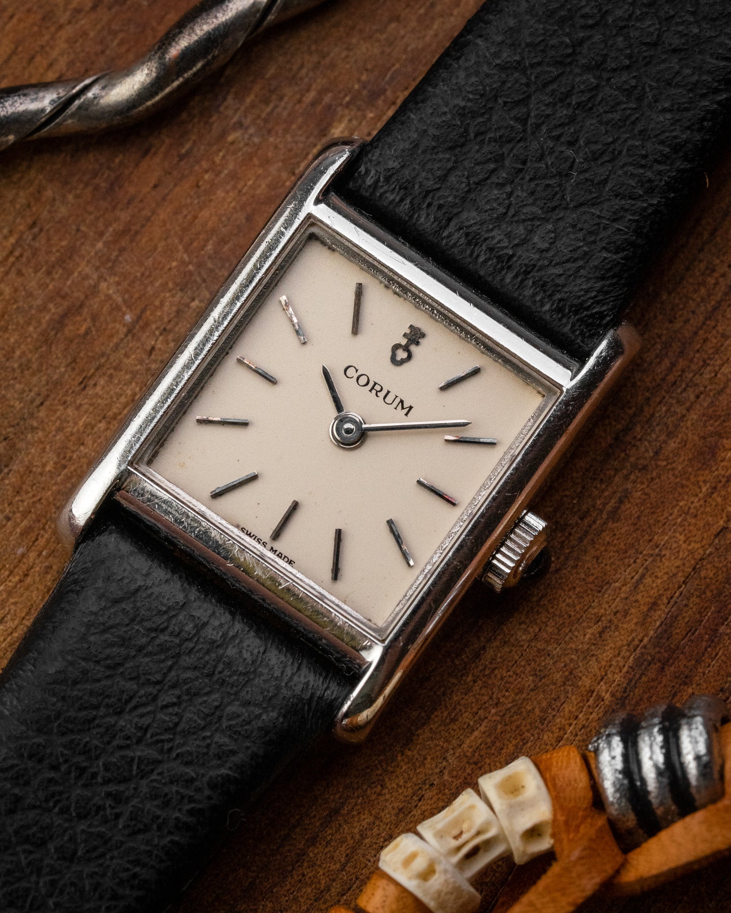 Corum "Tank" Cream White dial Ladies Ref. 15158 (Cal. ETA 2412)