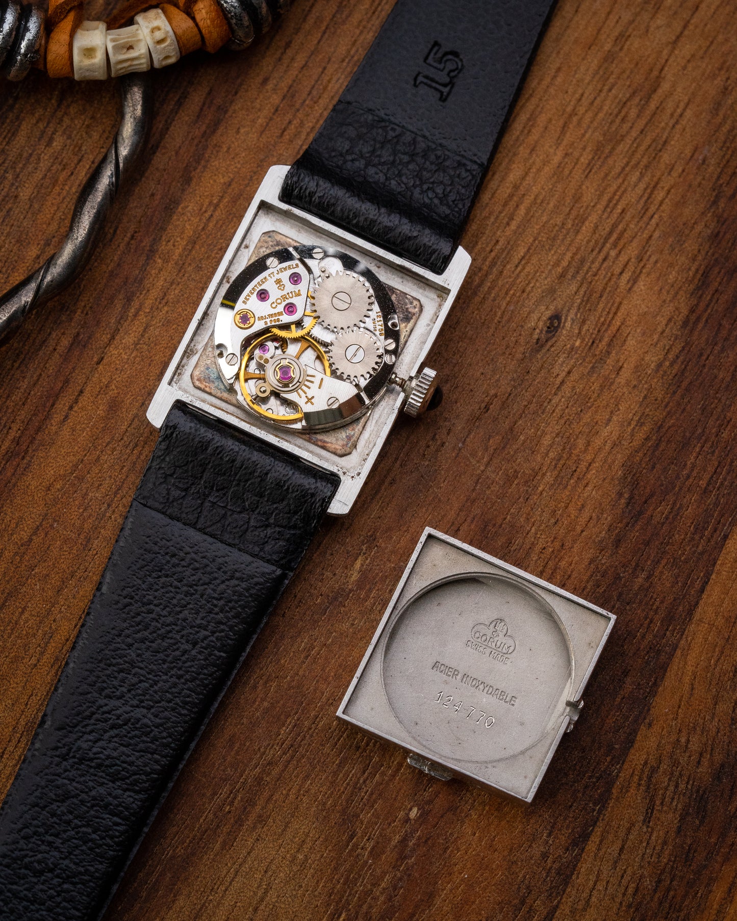 Corum "Tank" Cream White dial Ladies Ref. 15158 (Cal. ETA 2412)