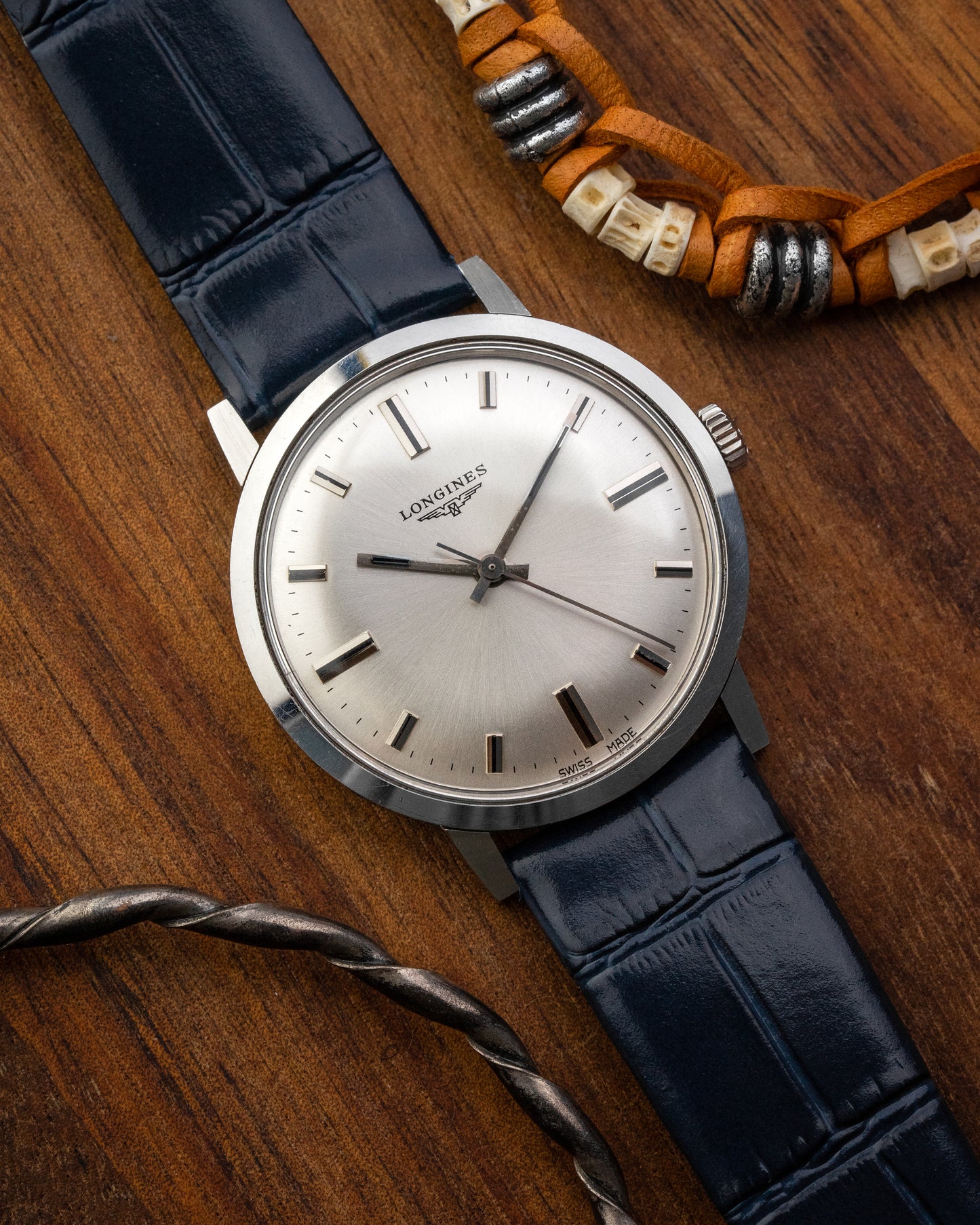 Longines "Calatrava" Domed Sunburst dial Ref. 7841-1 (Cal. 284)