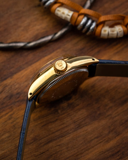 Tudor Princess Oysterdate "Lavender" dial Gold Ladies Ref. 7616/1 (Cal. ETA 2651)