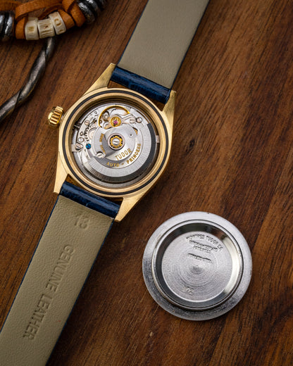 Tudor Princess Oysterdate "Lavender" dial Gold Ladies Ref. 7616/1 (Cal. ETA 2651)